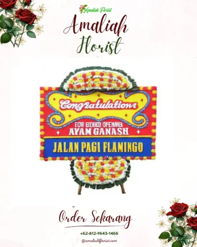 Bunga Papan Congratulation di Sitemu